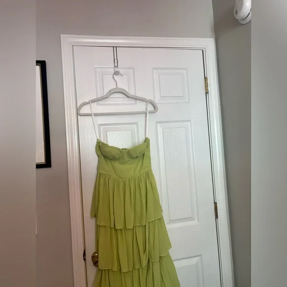 Lovers and Friends Hattie Gown in Green - Picture 5 of 7
